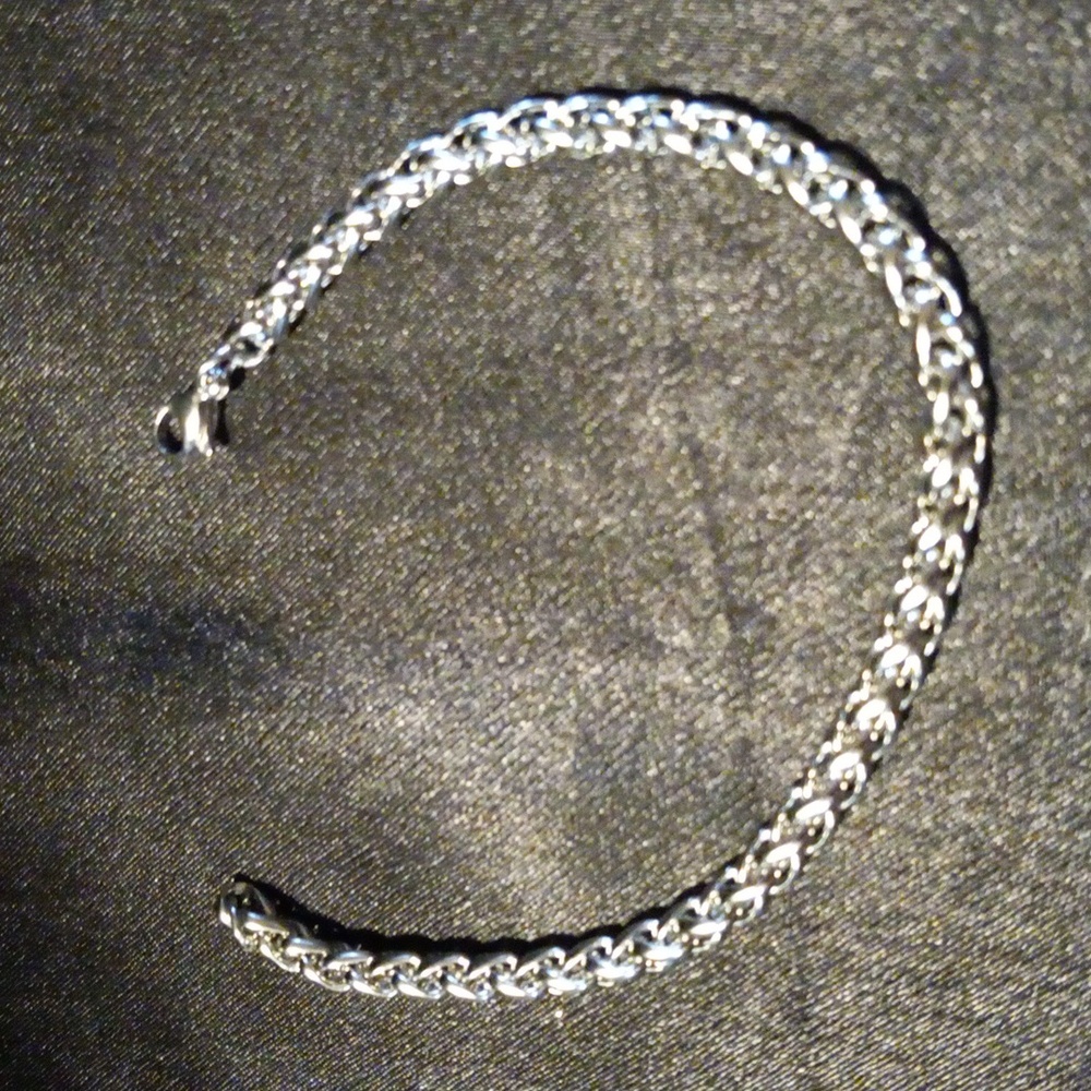 Stainless wheat chain bracelet